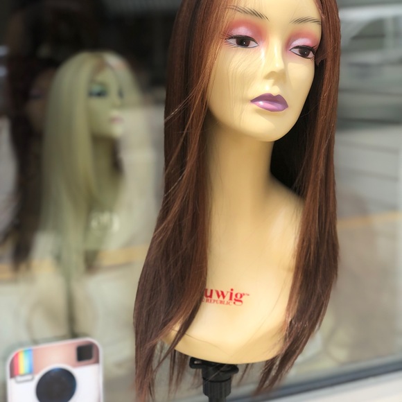 Copper Brown freepart Wig Swisslace lacefront 2020